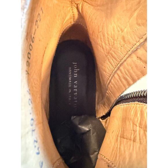 NWOT: John Varvatos Brown Leather Boots Size 8 main image 9